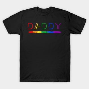 Daddy Gay Lesbian Pride Lgbtq Inspirational Ideal T-Shirt
